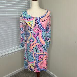 Lilly Pulitzer 100% Cotton Size Small Dress Slip On